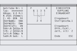 Softwaremodule für Getriebeschaltwellenautomat GSW2001